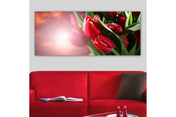 Canvasbilde YTY Floral & Botanical Flerfarget - 120x50 cm - Interiør - Maleri & posters - Lerretsbilder
