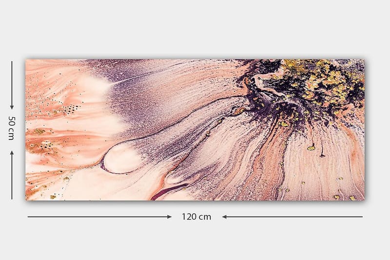 Canvasbilde YTY Floral & Botanical Flerfarget - 120x50 cm - Interiør - Maleri & posters - Lerretsbilder
