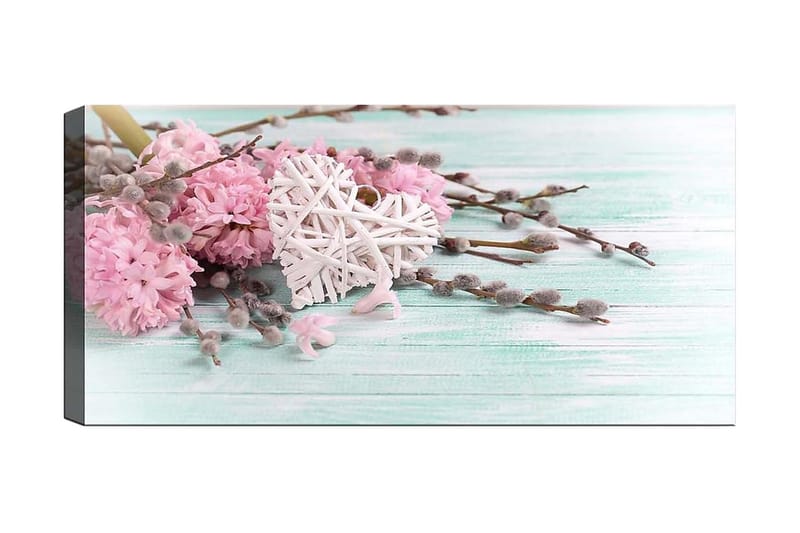 Canvasbilde YTY Floral & Botanical Flerfarget - 120x50 cm - Interiør - Maleri & posters - Lerretsbilder