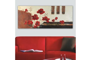 Canvasbilde YTY Floral & Botanical Flerfarget - 120x50 cm - Interiør - Maleri & posters - Lerretsbilder