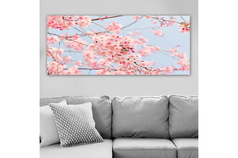 Canvasbilde YTY Floral & Botanical Flerfarget - 120x50 cm - Interiør - Maleri & posters - Lerretsbilder