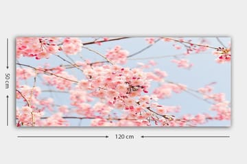 Canvasbilde YTY Floral & Botanical Flerfarget - 120x50 cm - Interiør - Maleri & posters - Lerretsbilder