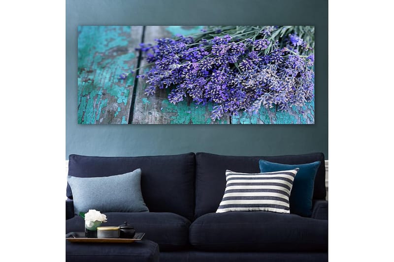 Canvasbilde YTY Floral & Botanical Flerfarget - 120x50 cm - Interiør - Maleri & posters - Lerretsbilder