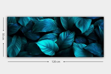 Canvasbilde YTY Floral & Botanical Flerfarget - 120x50 cm - Interiør - Maleri & posters - Lerretsbilder