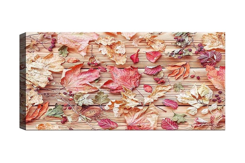 Canvasbilde YTY Floral & Botanical Flerfarget - 120x50 cm - Interiør - Maleri & posters - Lerretsbilder