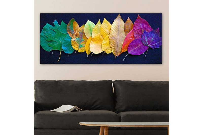 Canvasbilde YTY Floral & Botanical Flerfarget - 120x50 cm - Interiør - Maleri & posters - Lerretsbilder