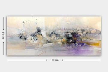 Canvasbilde YTY Floral & Botanical Flerfarget - 120x50 cm - Interiør - Maleri & posters - Lerretsbilder