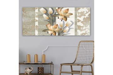 Canvasbilde YTY Floral & Botanical Flerfarget - 120x50 cm - Interiør - Maleri & posters - Lerretsbilder