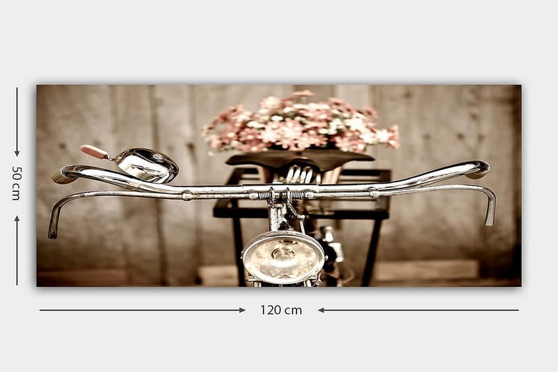 Canvasbilde YTY Floral & Botanical Flerfarget - 120x50 cm - Interiør - Maleri & posters - Lerretsbilder