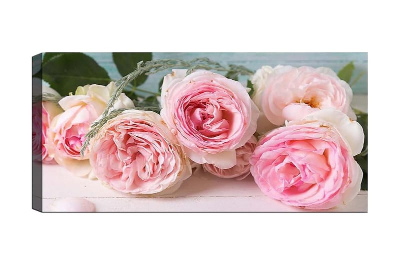 Canvasbilde YTY Floral & Botanical Flerfarget - 120x50 cm - Interiør - Maleri & posters - Lerretsbilder
