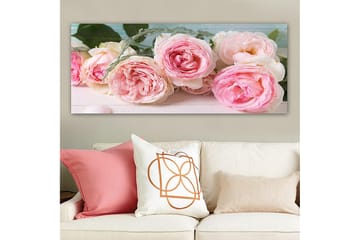 Canvasbilde YTY Floral & Botanical Flerfarget - 120x50 cm - Interiør - Maleri & posters - Lerretsbilder