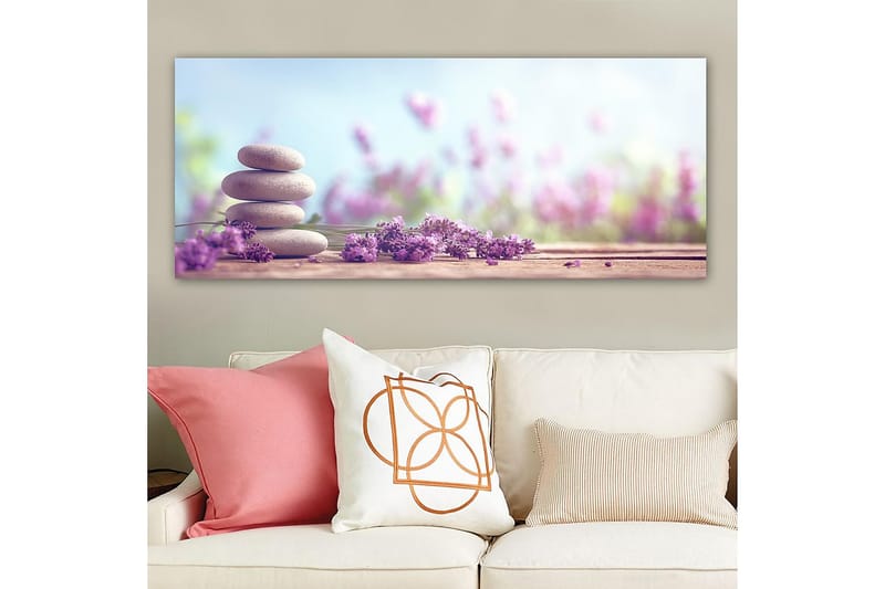 Canvasbilde YTY Floral & Botanical Flerfarget - 120x50 cm - Interiør - Maleri & posters - Lerretsbilder