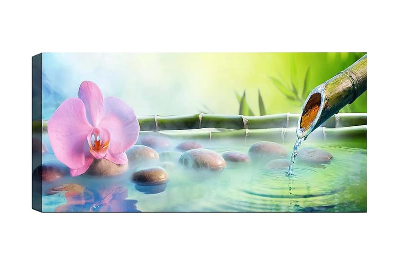 Canvasbilde YTY Floral & Botanical Flerfarget - 120x50 cm - Interiør - Maleri & posters - Lerretsbilder