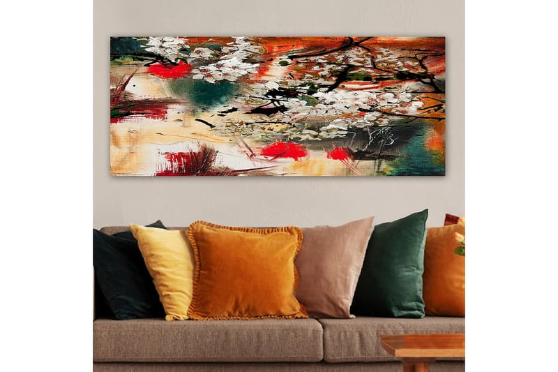 Canvasbilde YTY Floral & Botanical Flerfarget - 120x50 cm - Interiør - Maleri & posters - Lerretsbilder