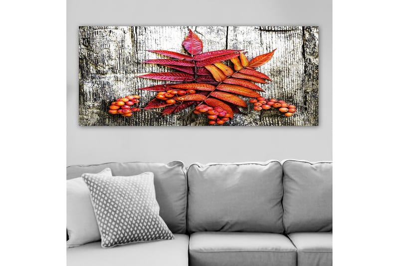 Canvasbilde YTY Floral & Botanical Flerfarget - 120x50 cm - Interiør - Maleri & posters - Lerretsbilder