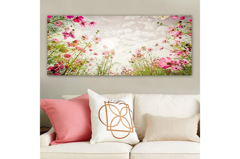 Canvasbilde YTY Floral & Botanical Flerfarget - 120x50 cm - Interiør - Maleri & posters - Lerretsbilder