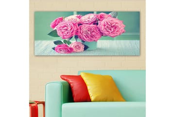 Canvasbilde YTY Floral & Botanical Flerfarget - 120x50 cm - Interiør - Maleri & posters - Lerretsbilder