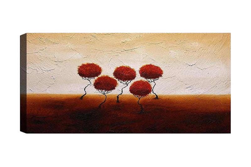 Canvasbilde YTY Floral & Botanical Flerfarget - 120x50 cm - Interiør - Maleri & posters - Lerretsbilder