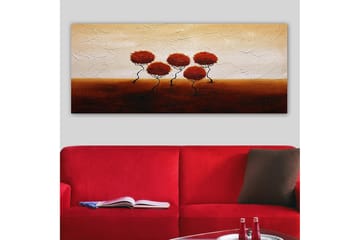 Canvasbilde YTY Floral & Botanical Flerfarget - 120x50 cm - Interiør - Maleri & posters - Lerretsbilder