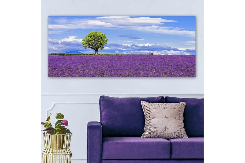 Canvasbilde YTY Floral & Botanical Flerfarget - 120x50 cm - Interiør - Maleri & posters - Lerretsbilder