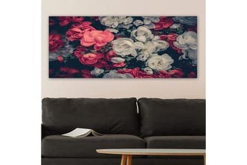 Canvasbilde YTY Floral & Botanical Flerfarget - 120x50 cm - Interiør - Maleri & posters - Lerretsbilder