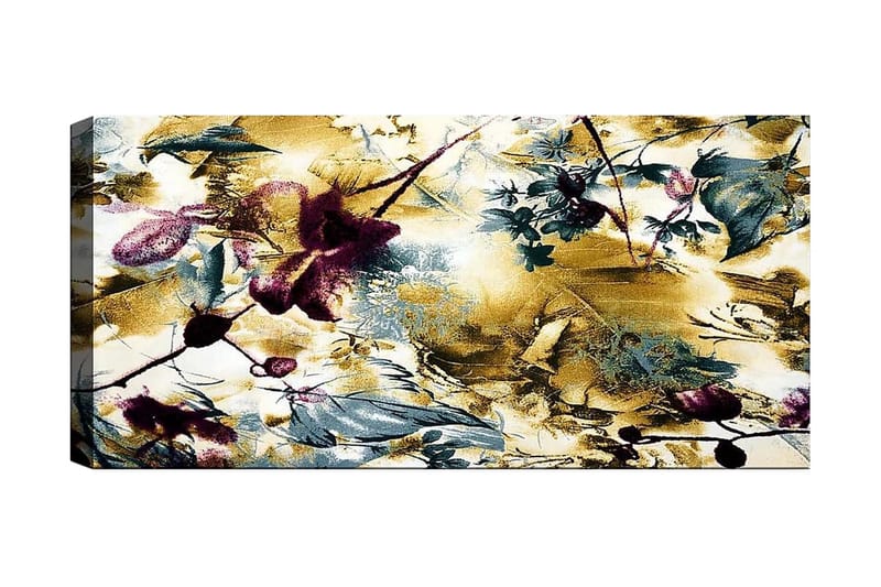 Canvasbilde YTY Floral & Botanical Flerfarget - 120x50 cm - Lerretsbilder