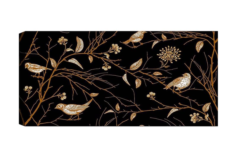 Canvasbilde YTY Floral & Botanical Flerfarget - 120x50 cm - Interiør - Maleri & posters - Lerretsbilder