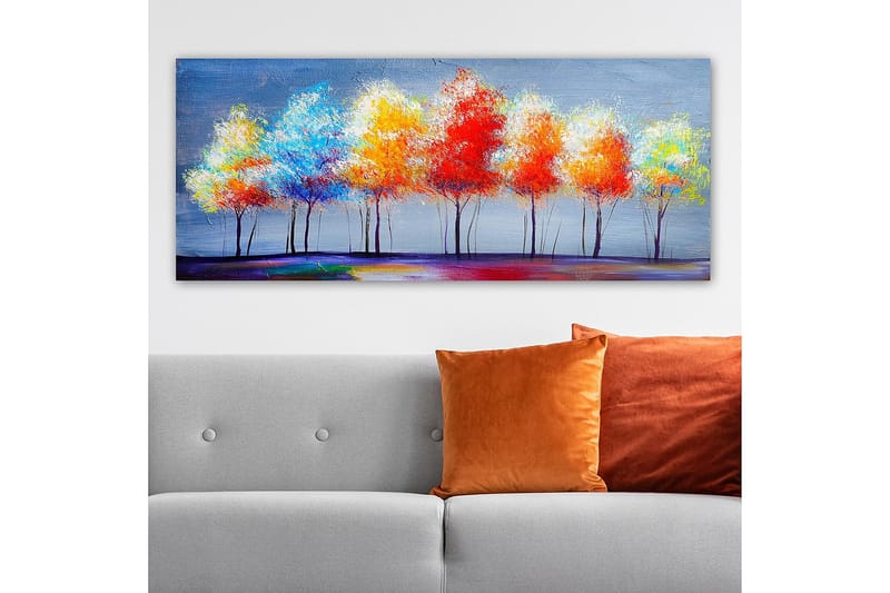 Canvasbilde YTY Floral & Botanical Flerfarget - 120x50 cm - Interiør - Maleri & posters - Lerretsbilder
