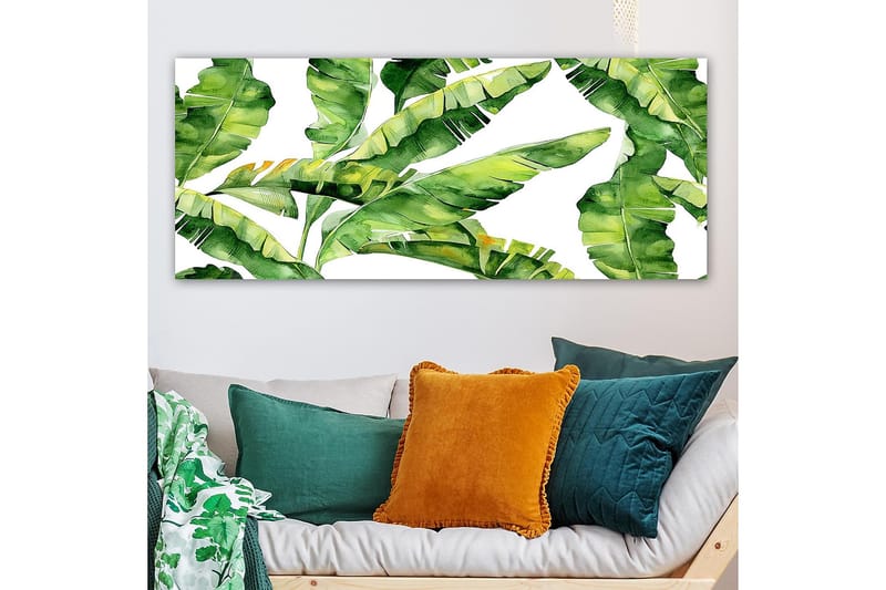 Canvasbilde YTY Floral & Botanical Flerfarget - 120x50 cm - Interiør - Maleri & posters - Lerretsbilder