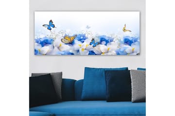 Canvasbilde YTY Floral & Botanical Flerfarget - 120x50 cm - Interiør - Maleri & posters - Lerretsbilder