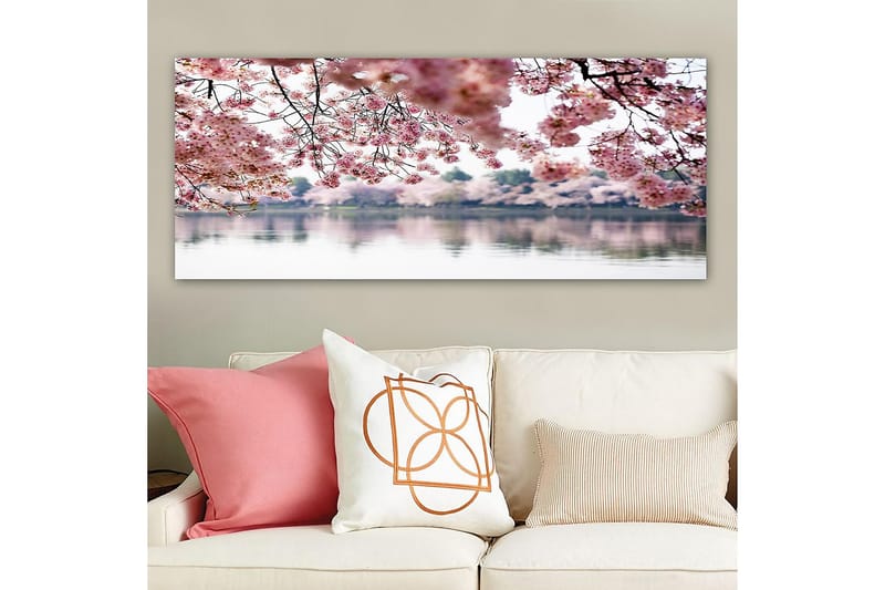 Canvasbilde YTY Floral & Botanical Flerfarget - 120x50 cm - Interiør - Maleri & posters - Lerretsbilder