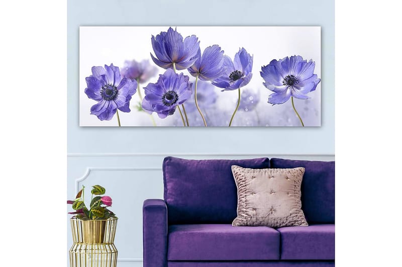 Canvasbilde YTY Floral & Botanical Flerfarget - 120x50 cm - Lerretsbilder