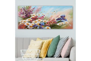 Canvasbilde YTY Floral & Botanical Flerfarget - 120x50 cm - Interiør - Maleri & posters - Lerretsbilder
