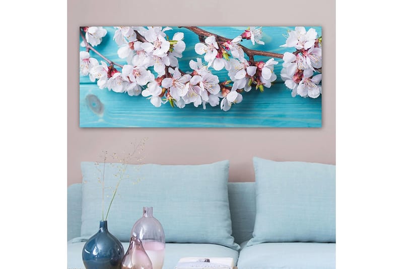 Canvasbilde YTY Floral & Botanical Flerfarget - 120x50 cm - Lerretsbilder