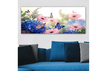 Canvasbilde YTY Floral & Botanical Flerfarget - 120x50 cm - Interiør - Maleri & posters - Lerretsbilder