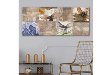 Canvasbilde YTY Floral & Botanical Flerfarget - 120x50 cm - Interiør - Maleri & posters - Lerretsbilder
