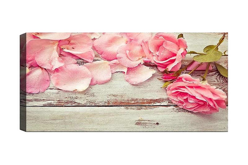Canvasbilde YTY Floral & Botanical Flerfarget - 120x50 cm - Interiør - Maleri & posters - Lerretsbilder