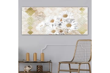Canvasbilde YTY Floral & Botanical Flerfarget - 120x50 cm - Interiør - Maleri & posters - Lerretsbilder