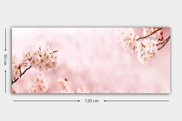 Canvasbilde YTY Floral & Botanical Flerfarget - 120x50 cm - Interiør - Maleri & posters - Lerretsbilder