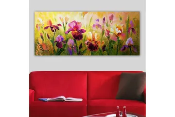 Canvasbilde YTY Floral & Botanical Flerfarget - 120x50 cm - Interiør - Maleri & posters - Lerretsbilder