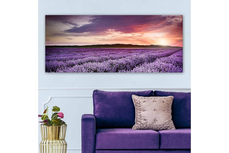 Canvasbilde YTY Floral & Botanical Flerfarget - 120x50 cm - Interiør - Maleri & posters - Lerretsbilder
