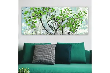 Canvasbilde YTY Floral & Botanical Flerfarget - 120x50 cm - Interiør - Maleri & posters - Lerretsbilder