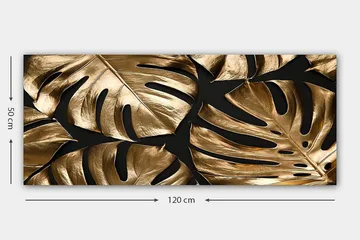 Canvasbilde YTY Floral & Botanical Flerfarget - 120x50 cm - Interiør - Maleri & posters - Lerretsbilder