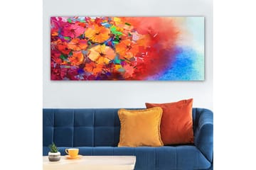 Canvasbilde YTY Floral & Botanical Flerfarget - 120x50 cm - Interiør - Maleri & posters - Lerretsbilder