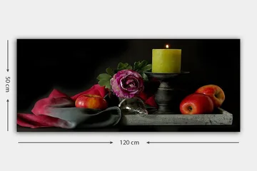 Canvasbilde YTY Floral & Botanical Flerfarget - 120x50 cm - Interiør - Maleri & posters - Lerretsbilder