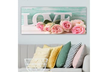 Canvasbilde YTY Floral & Botanical Flerfarget - 120x50 cm - Interiør - Maleri & posters - Lerretsbilder