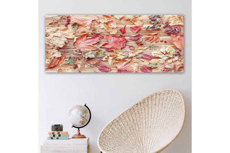 Canvasbilde YTY Floral & Botanical Flerfarget - 120x50 cm - Interiør - Maleri & posters - Lerretsbilder