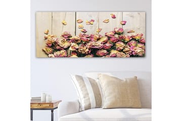 Canvasbilde YTY Floral & Botanical Flerfarget - 120x50 cm - Interiør - Maleri & posters - Lerretsbilder