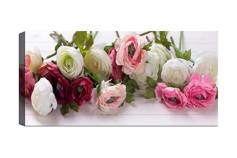 Canvasbilde YTY Floral & Botanical Flerfarget, 120x50 cm