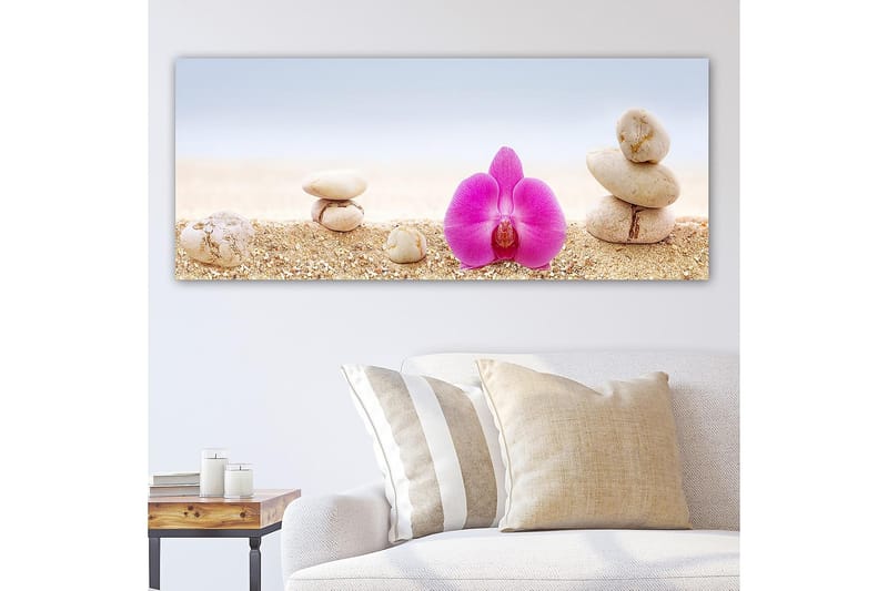 Canvasbilde YTY Floral & Botanical Flerfarget - 120x50 cm - Interiør - Maleri & posters - Lerretsbilder